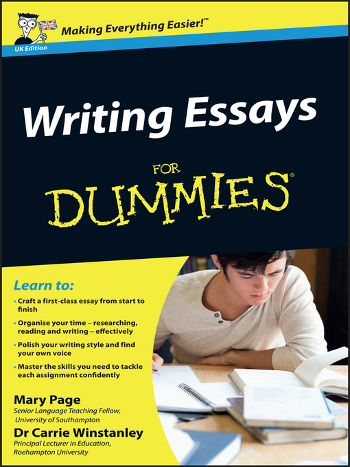 Title details for Writing Essays For Dummies by Mary Page - Wait list